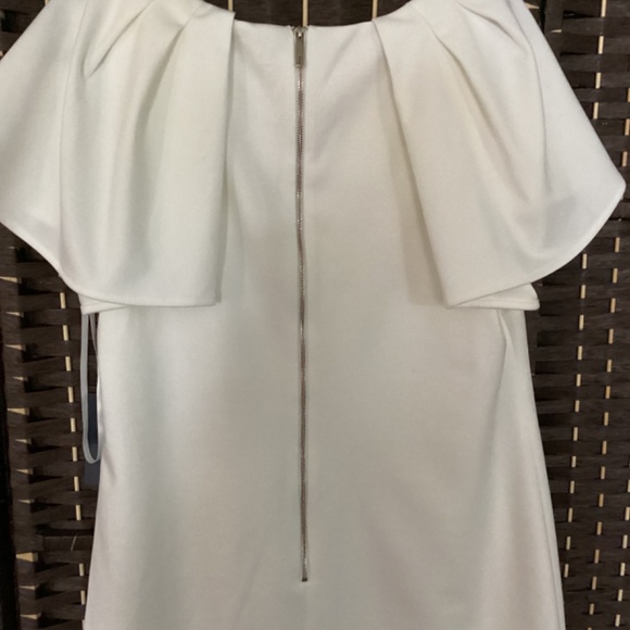 TOMMY HILFIGER Textured Dress (Color:Ivory) - Picture 7 of 7